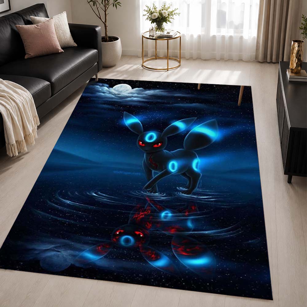 Umbreon Pokemon 5 Area Rug - Pokemon Floor Mat