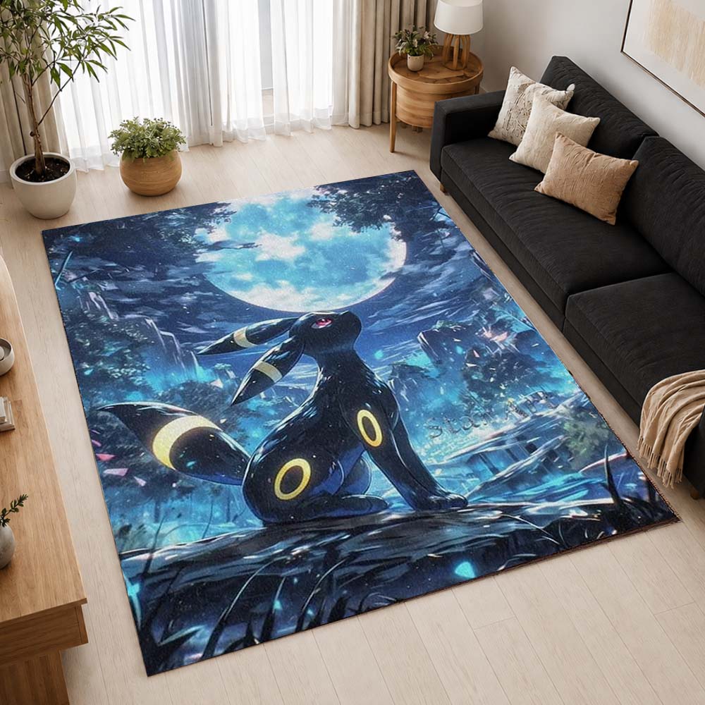 Umbreon Pokemon 6 Area Rug - Pokemon Floor Mat 2