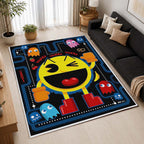 Waka Waka Pac Man and Ghosts in Pacman Game Area Rug - Pac-Man Floor Mat 2