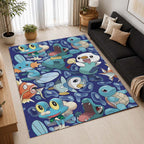Water Pokemon Type 1 Area Rug - Pokemon Floor Mat 2