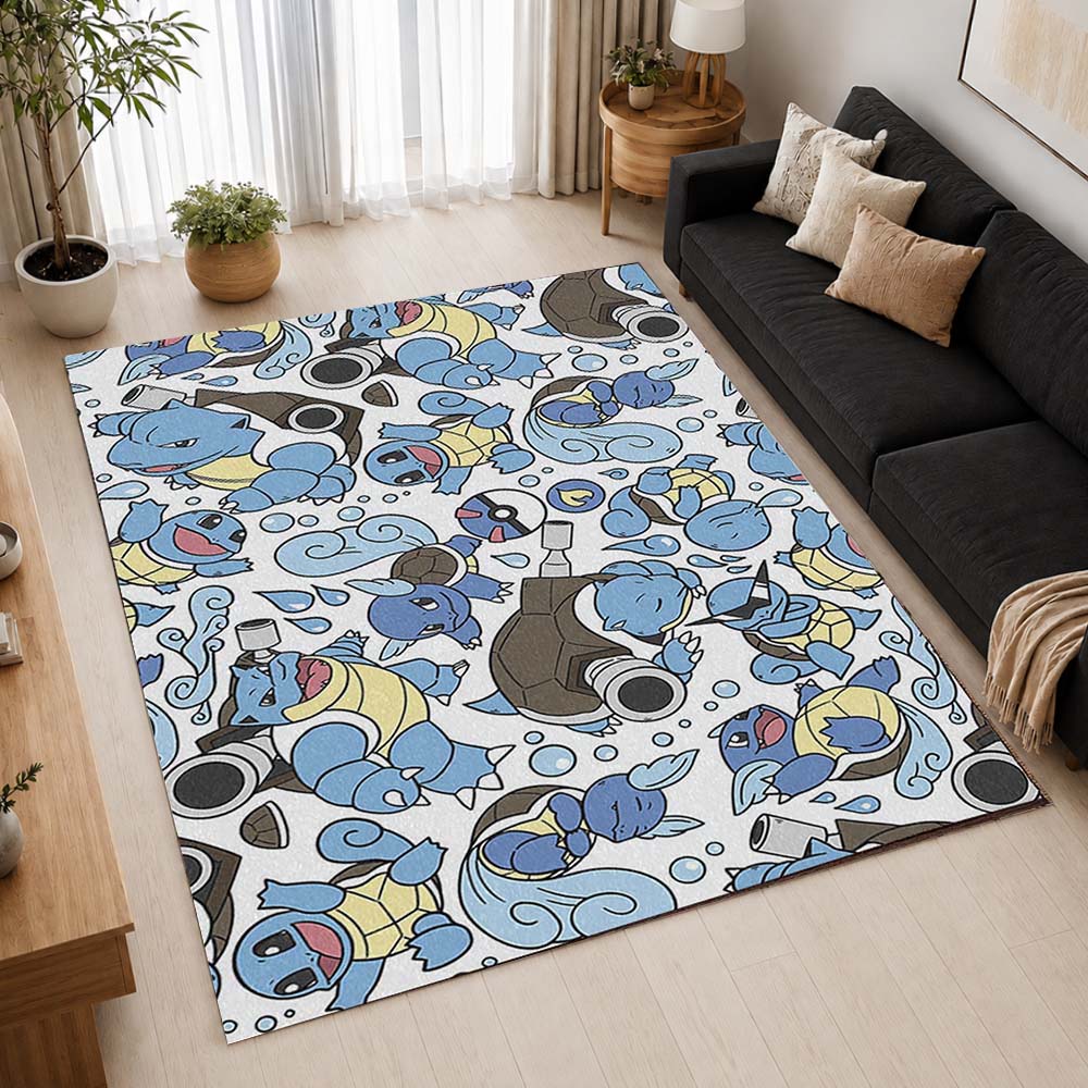 Water Pokemon Type 2 Area Rug - Pokemon Floor Mat 2
