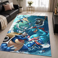 Water Pokemon Type 4 Area Rug - Pokemon Floor Mat