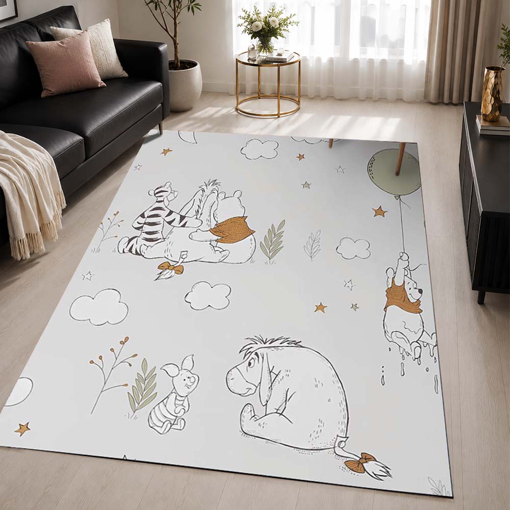 Winnie the Pooh And Friends 4 Area Rug - Winnie the Pooh Floor Mat