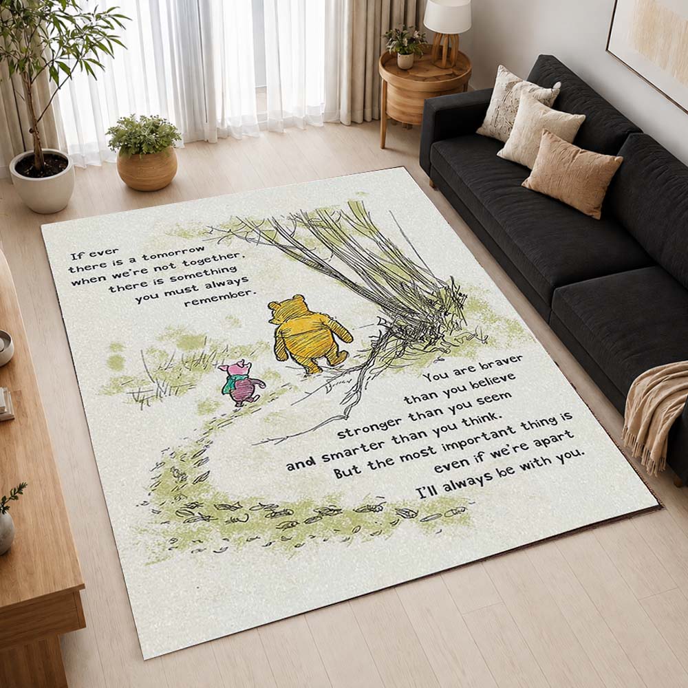 Winnie the Pooh And Piglet 4 Area Rug - Winnie the Pooh Floor Mat 2