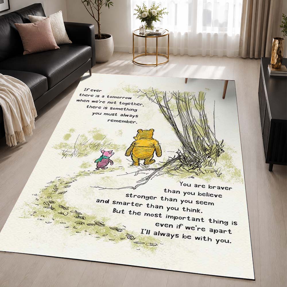 Winnie the Pooh And Piglet 4 Area Rug - Winnie the Pooh Floor Mat