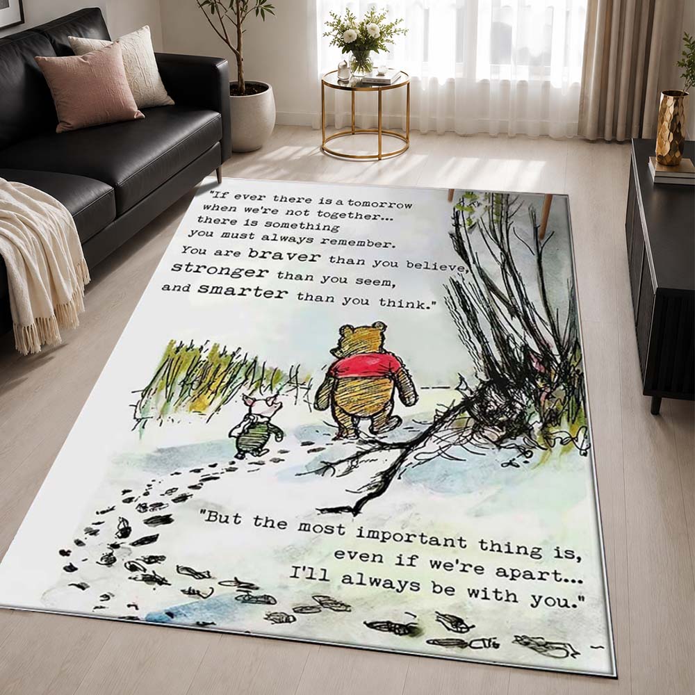 Winnie the Pooh And Piglet 1 Area Rug - Winnie the Pooh Floor Mat