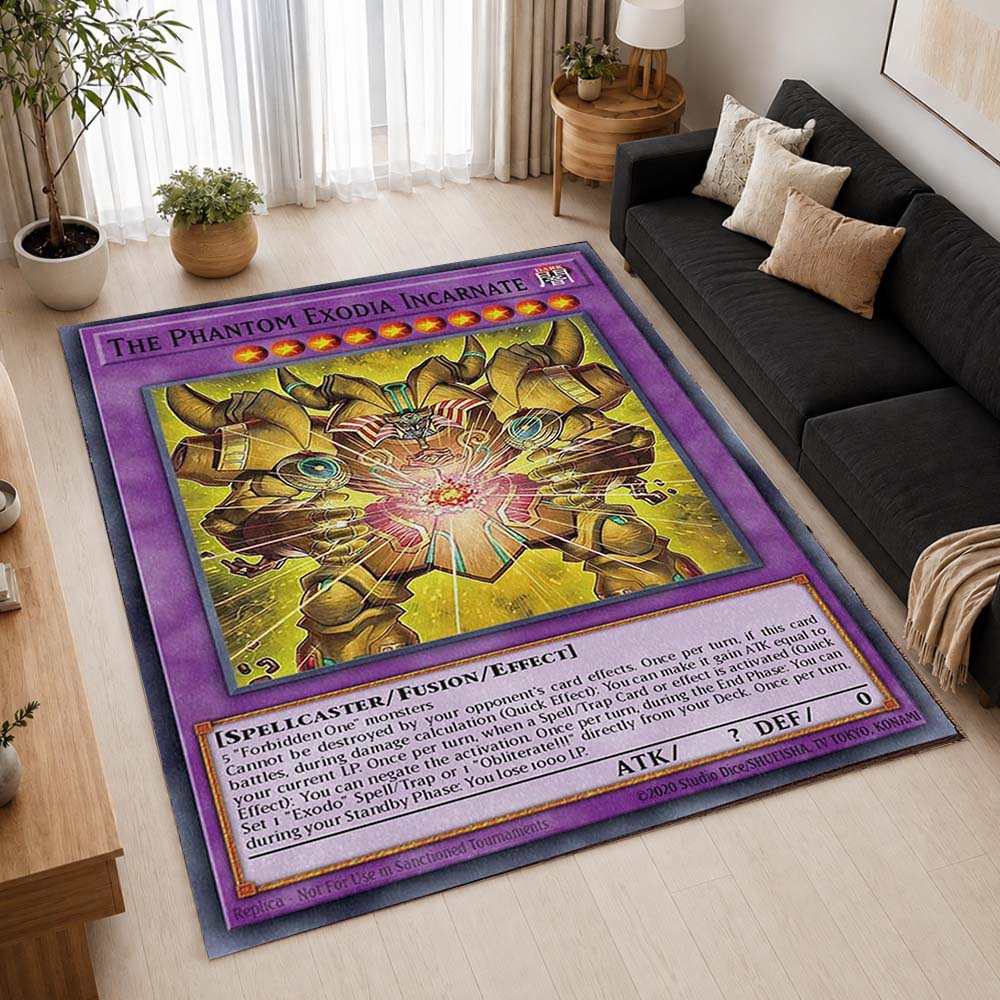 Yu-Gi-Oh The Phantom Exodia Incarnate Area Rug - Yu-Gi-Oh Floor Mat 2