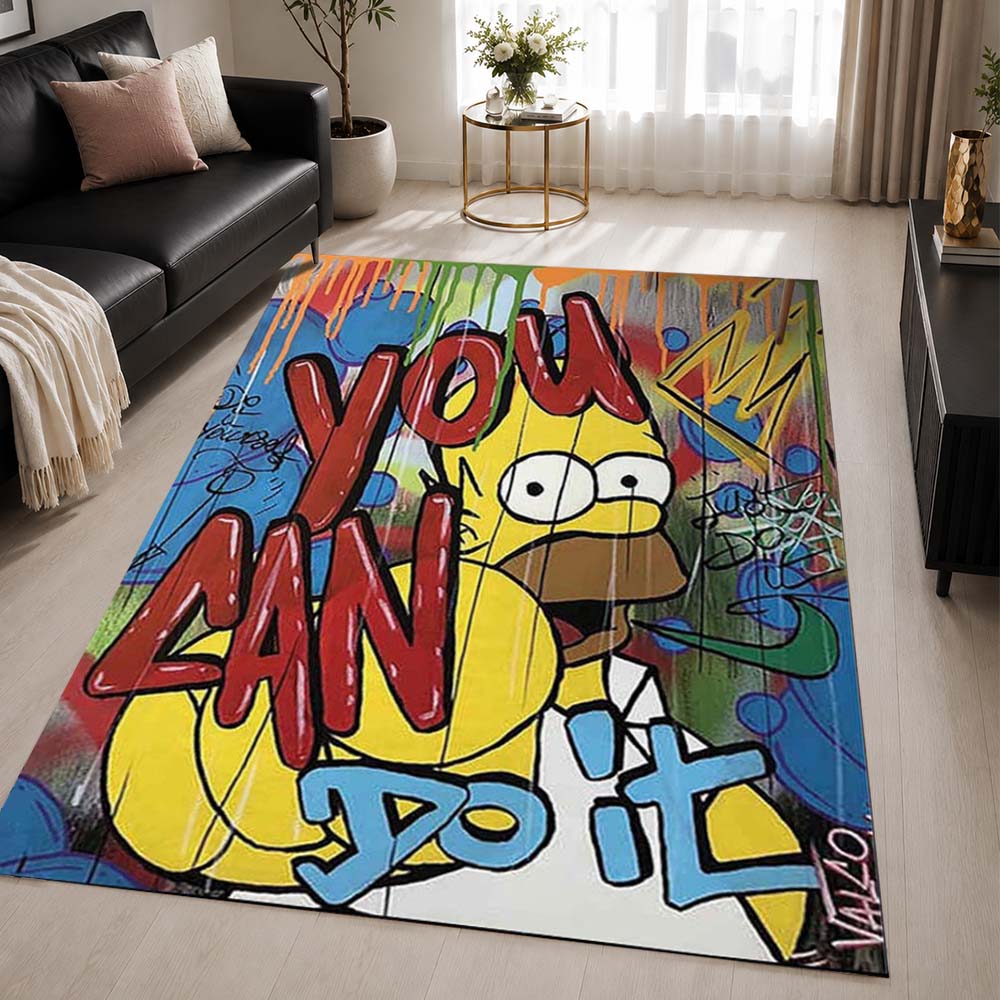 You Cant Do It Homer Simpson Area Rug - The Simpsons Floor Mat