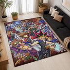 Yu-Gi-Oh All Characters 11 Area Rug - Yu-Gi-Oh Floor Mat 2