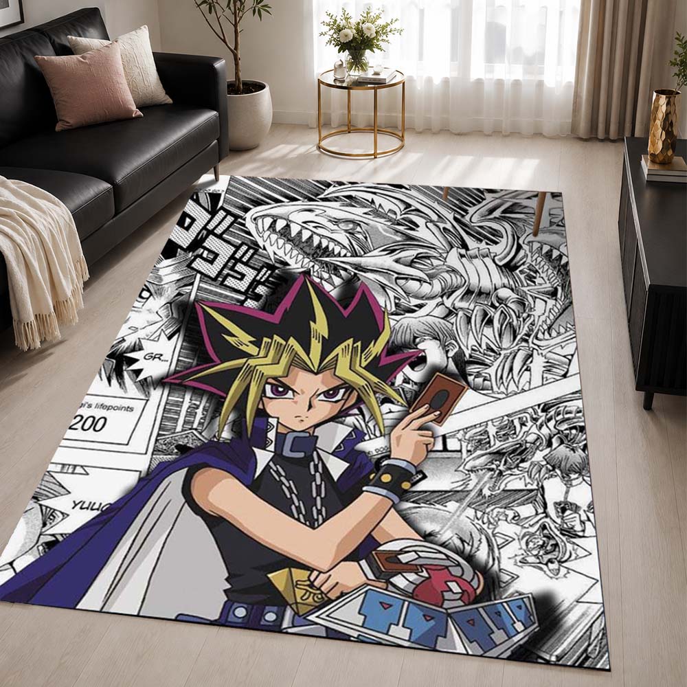 Yu-Gi-Oh All Characters 13 Area Rug - Yu-Gi-Oh Floor Mat