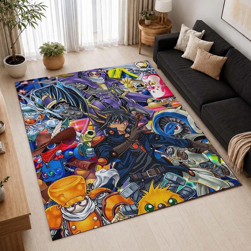 Yu-Gi-Oh Characters 1 Area Rug - Yu-Gi-Oh Floor Mat 2