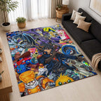 Yu-Gi-Oh Characters 1 Area Rug - Yu-Gi-Oh Floor Mat 2