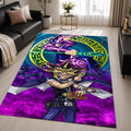 Yugi Muto and Dark Magician Yu-Gi-Oh Area Rug - Anime Floor Mat