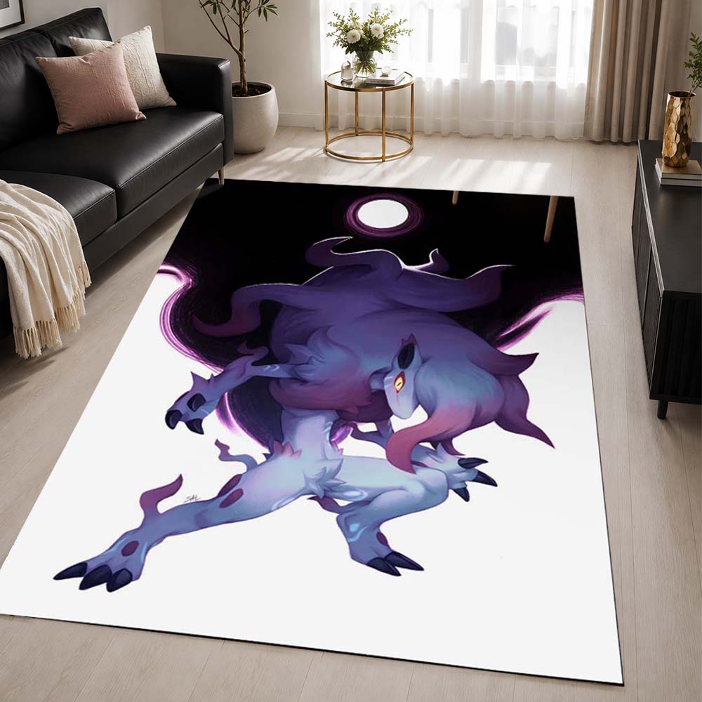 Zoroark Shadow Burst Pokemon Area Rug - Pokemon Floor Mat