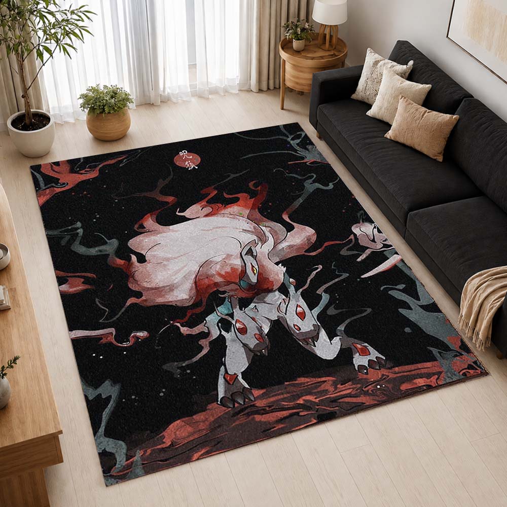 Zoroark Dark Illusion Pokemon Area Rug - Pokemon Floor Mat 2